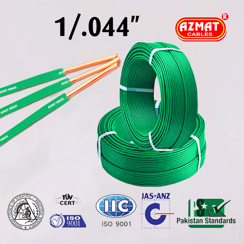 1/.044″ (1 mm² Copper) Solid 250/440 V Earthing Cable