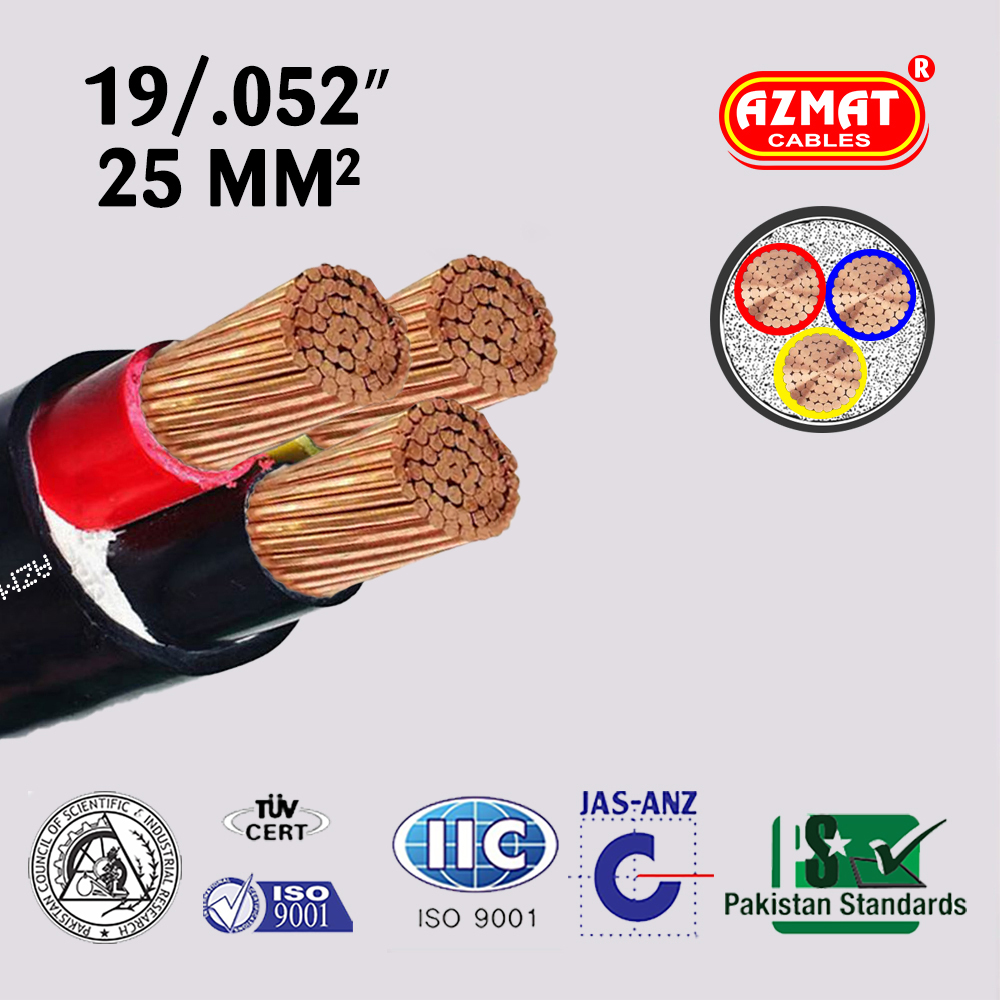 19/.052″ (25 mm²) 3 Core Copper