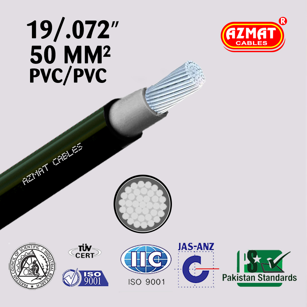 19/.072″ (25 mm²) 1 Core PVC/PVC Aluminium