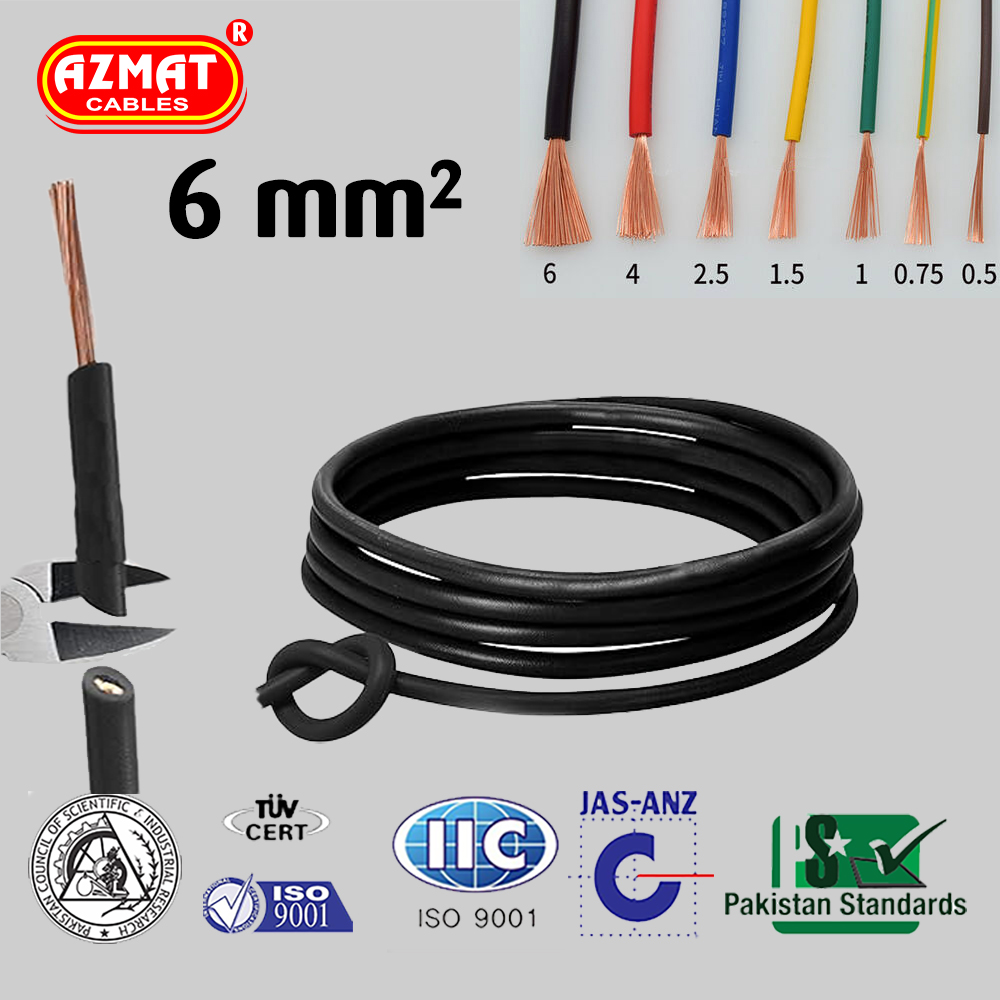 6 mm² Single Core Flexible Cable CU/PVC