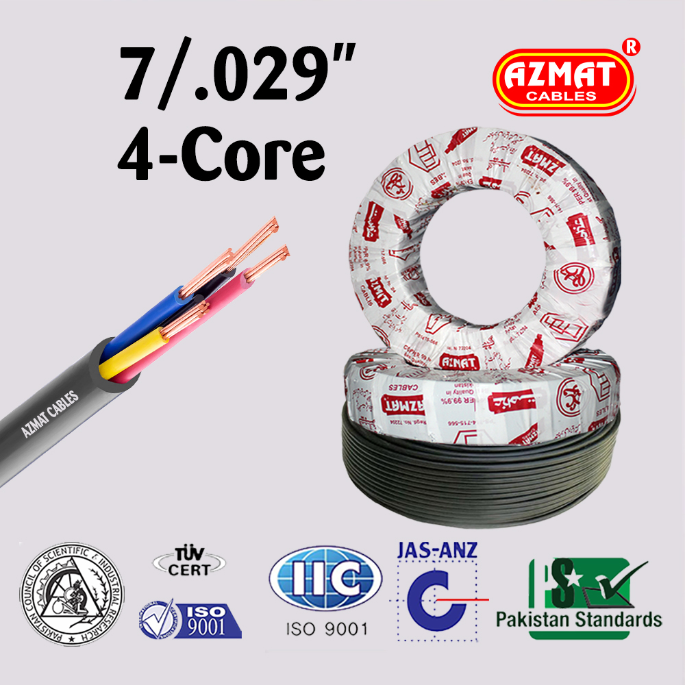7/.029″ 4-Core (2.5 mm² Four Core Copper/Std)