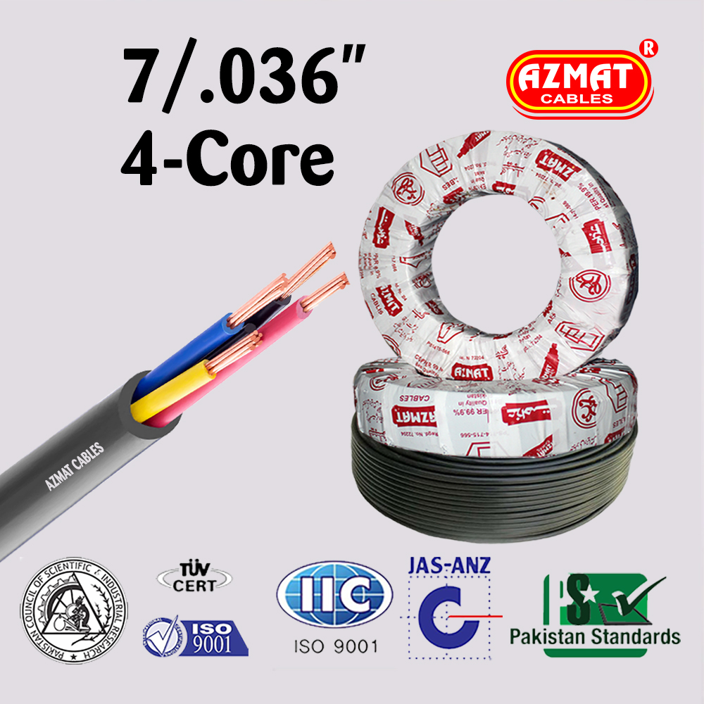 7/.036″ 4-Core (4 mm² Four Core Copper/Std)