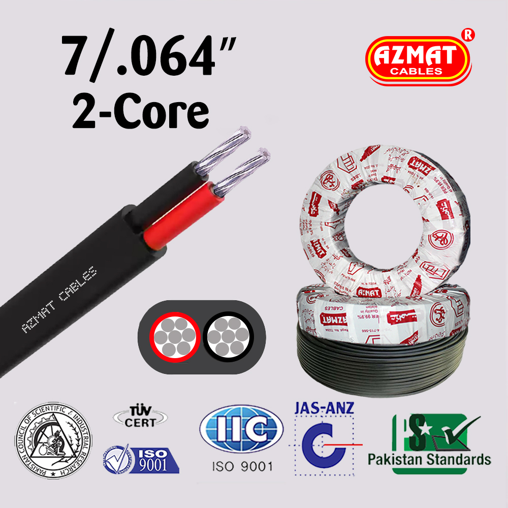 7/.064″ 2-Core (16 mm² Two Core Aluminium/Std)